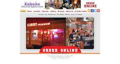 Desktop Screenshot of kabukejapanesesteakhouse.com